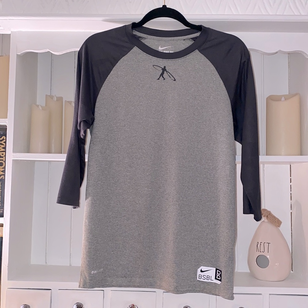 Nike Raglan Baseball Shirt Men’s Sz Small